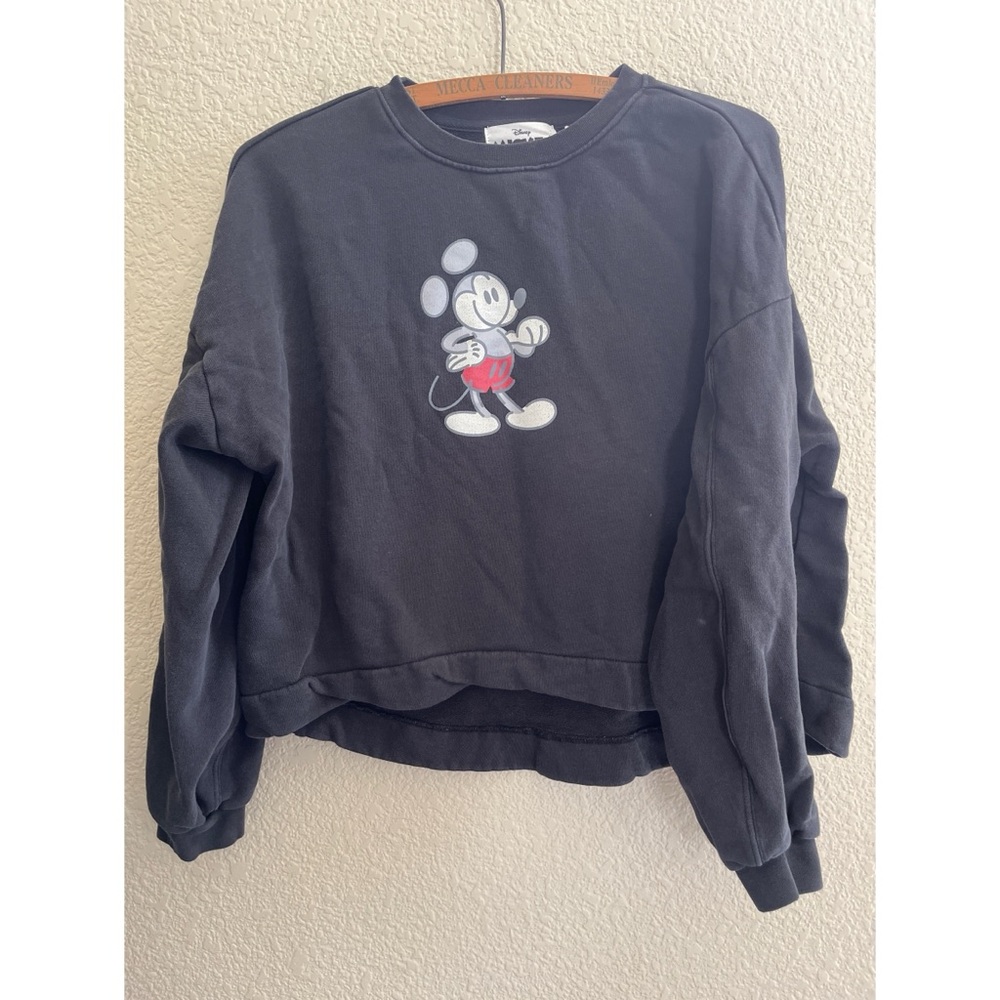 Mickey Mouse Cropped Crewneck Women’s Size Small